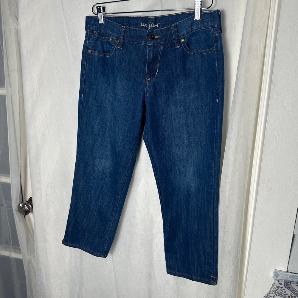 3/$20💥 Old Navy “The Flirt” Cropped‎ Mid Rise Denim Jeans | Size 6